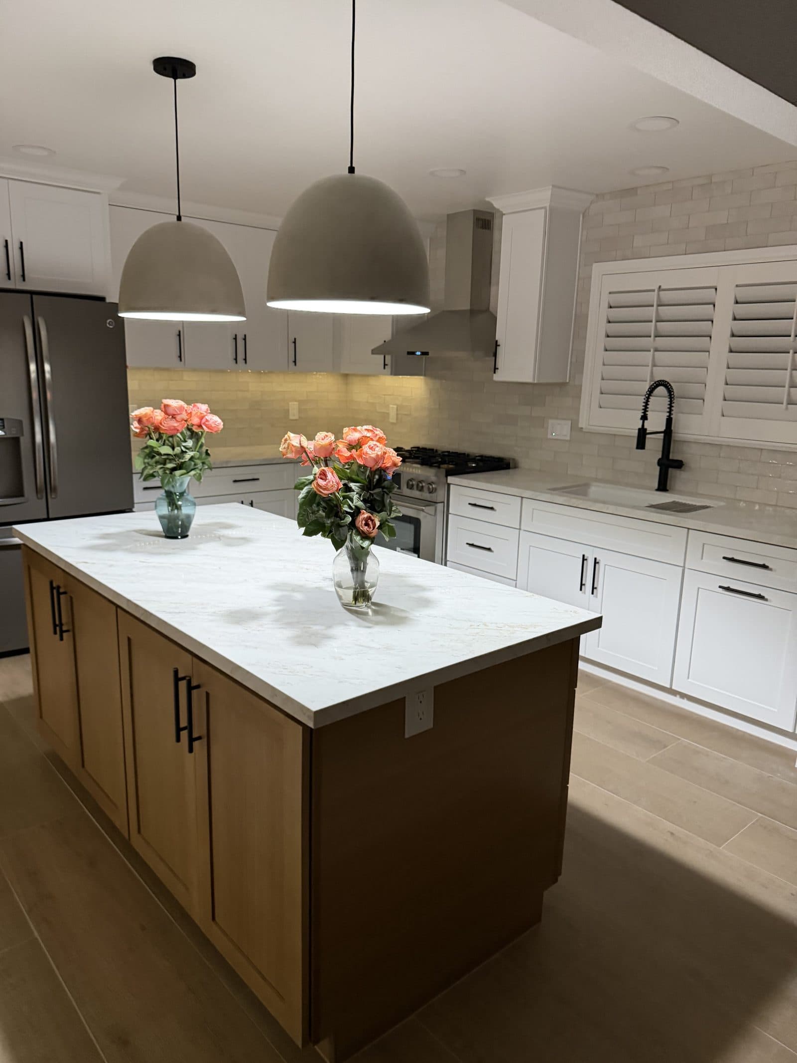 Completed water damage rebuild by M. Fitts Construction in Riverside, CA — finished interior restored to pre-loss condition