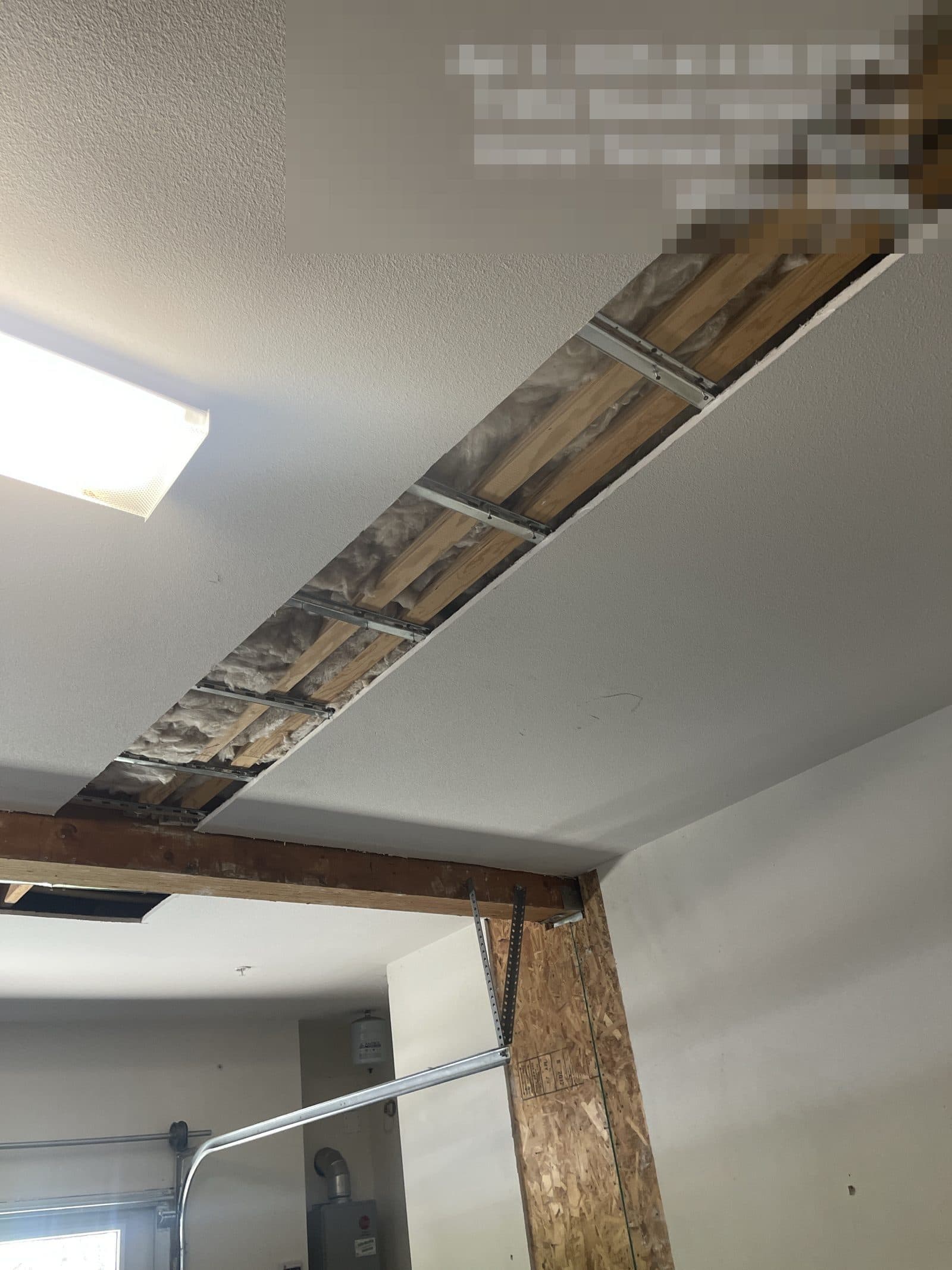 Bathroom wall opened to studs after plumbing failure in Grand Terrace CA, before rebuild — photo 5